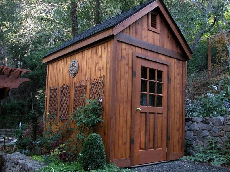Ana White Double Wide Cedar Fence Picket Storage Shed Diy Projects