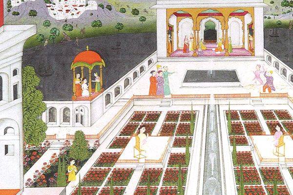 Persian Tile Wall Fountain Garden Wall Decor