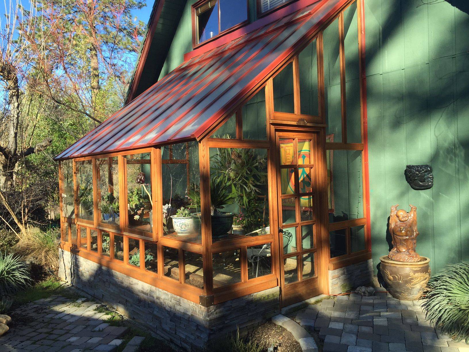 Shed Combination Building Greenhouse