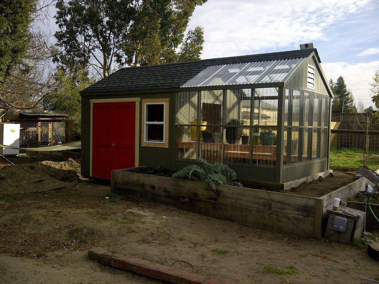 Natural Home Garden Shed Diy Greenhouse Shed Diy Shed Plans