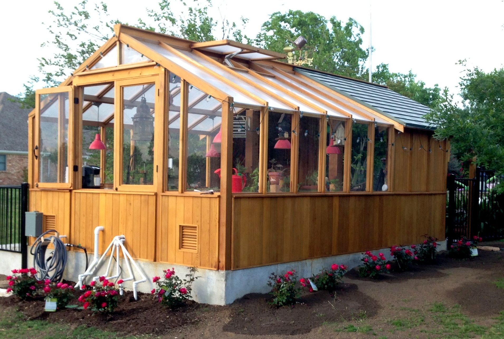 Three Quarter Span Woodpecker Joinery Backyard Greenhouse