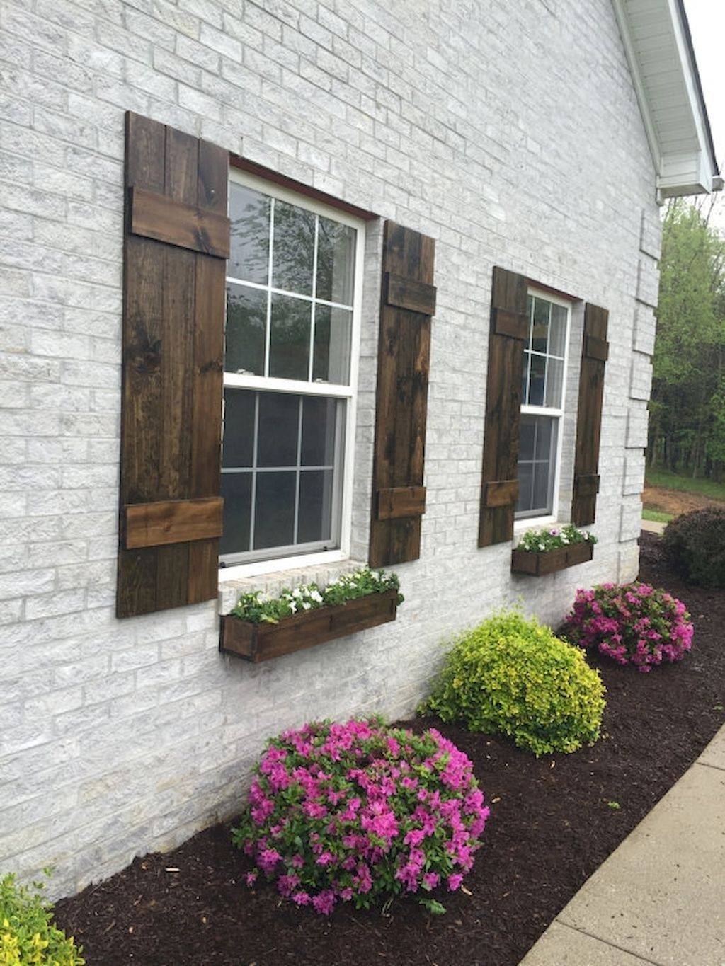 Best Old Shutter Outdoor Decor Ideas