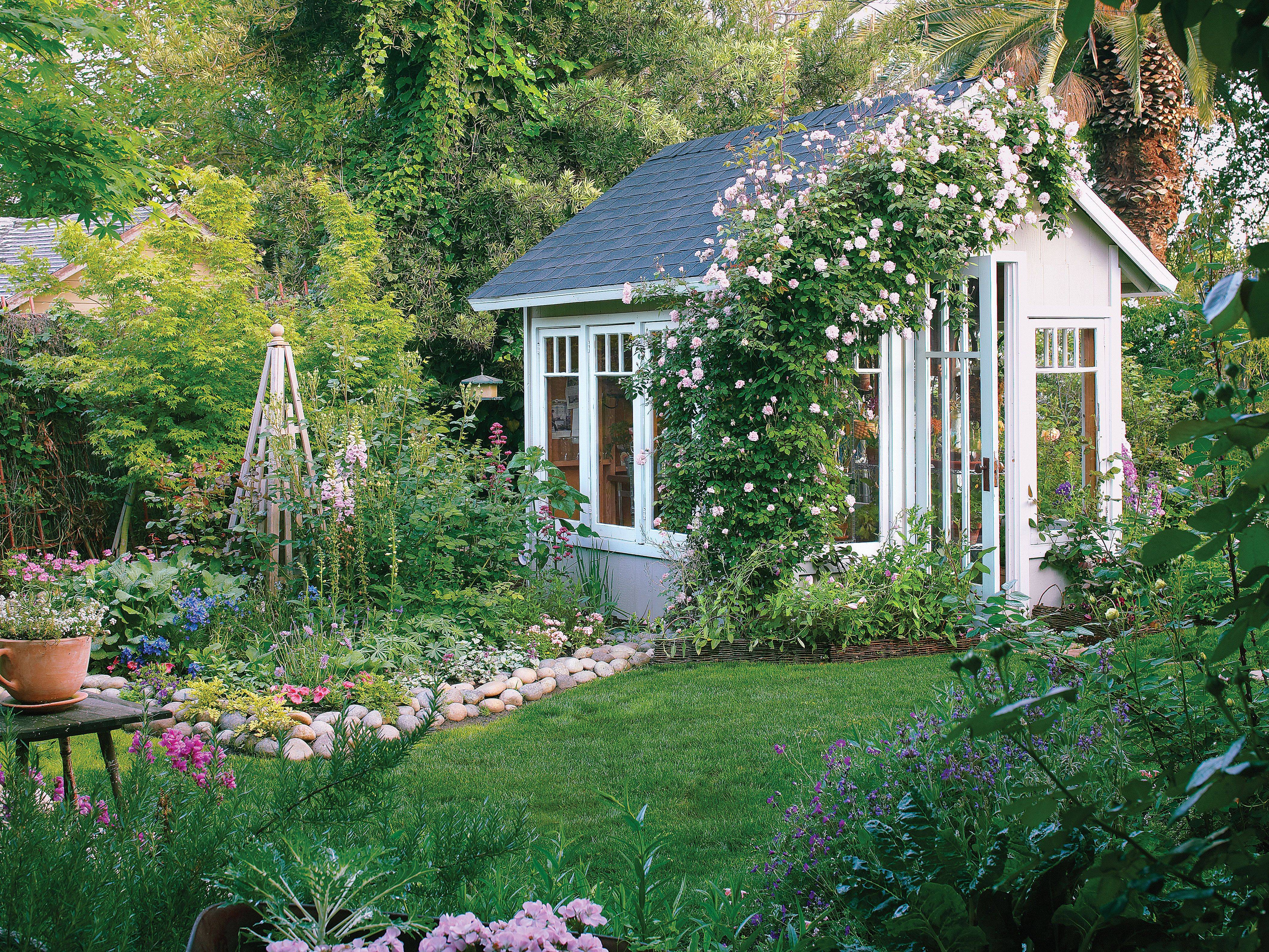 Pretty Greenhouse Backyard Greenhouse