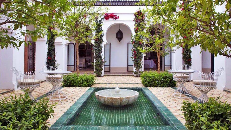 Moroccan Courtyard Garden Interior Garden