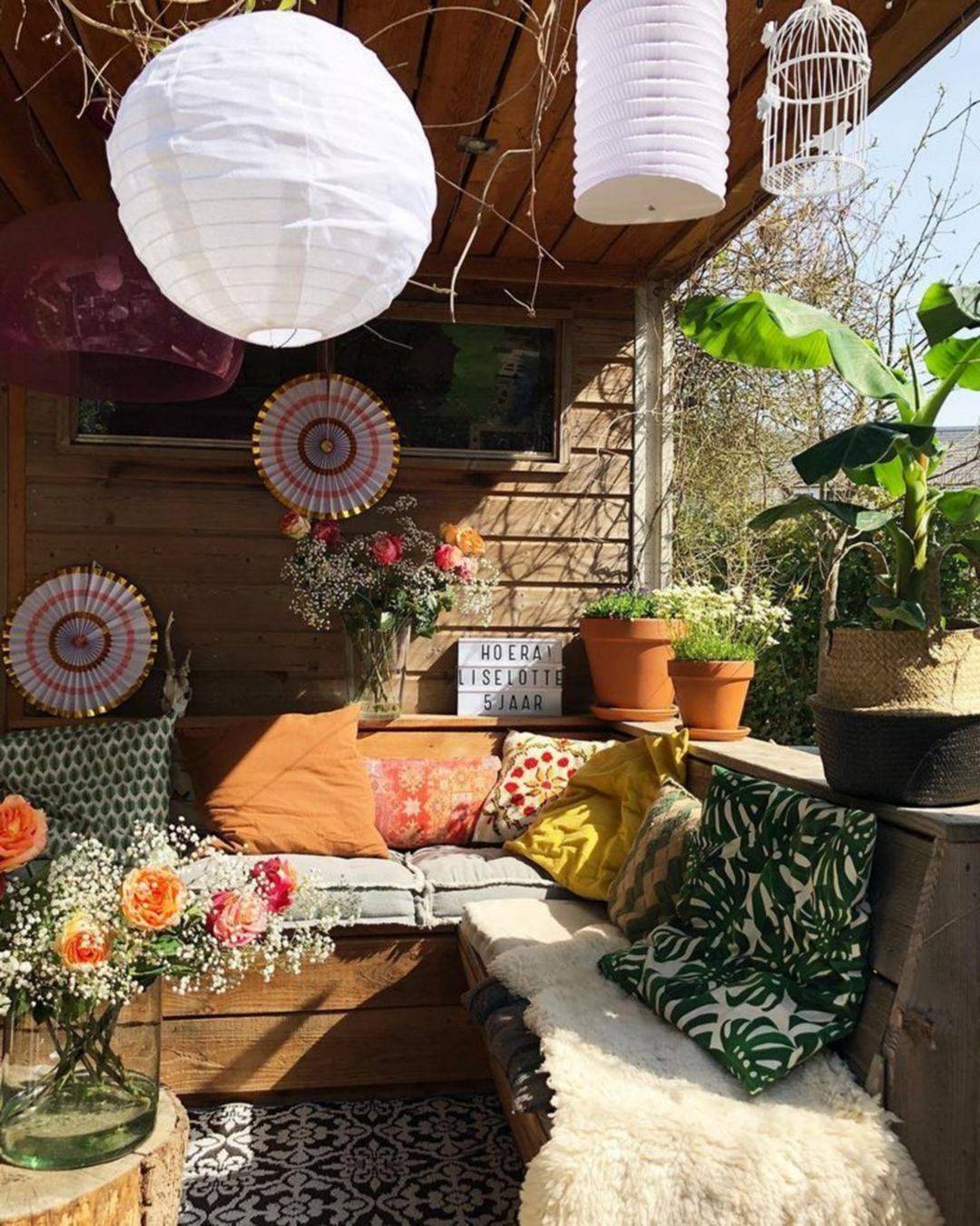 Fascinating Bohemian Garden Decoration Ideas