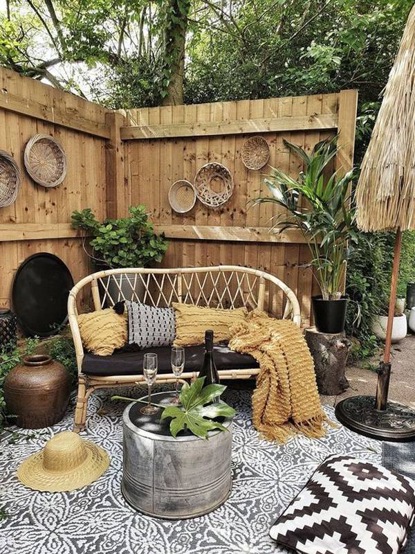 Modern Bohemian Garden Design Ideas