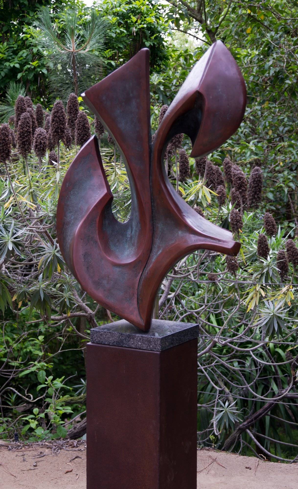 Bronze Harmony Modern Cm Sculpture Garden Statue Avant Garden