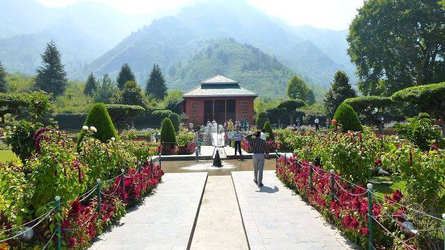 Kashmir Garden Pic Mughal Architecture