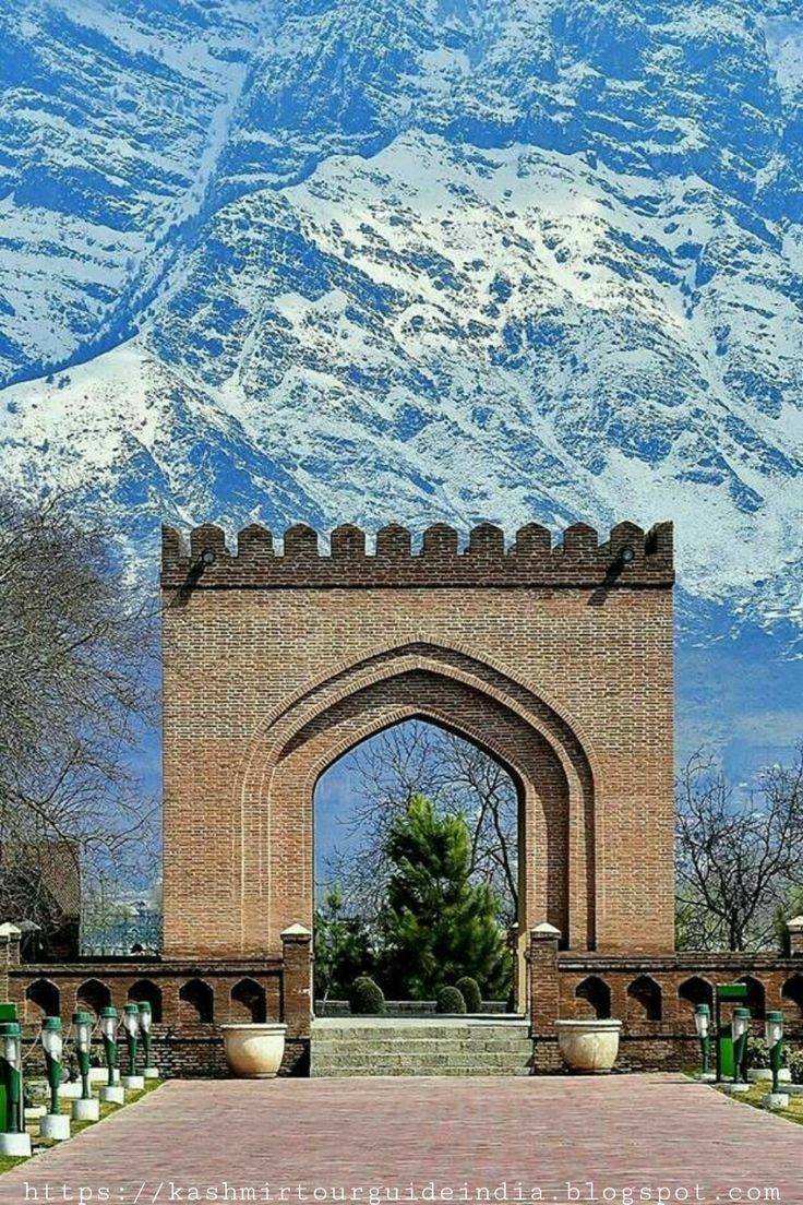 Kashmir Garden Pic Mughal Architecture