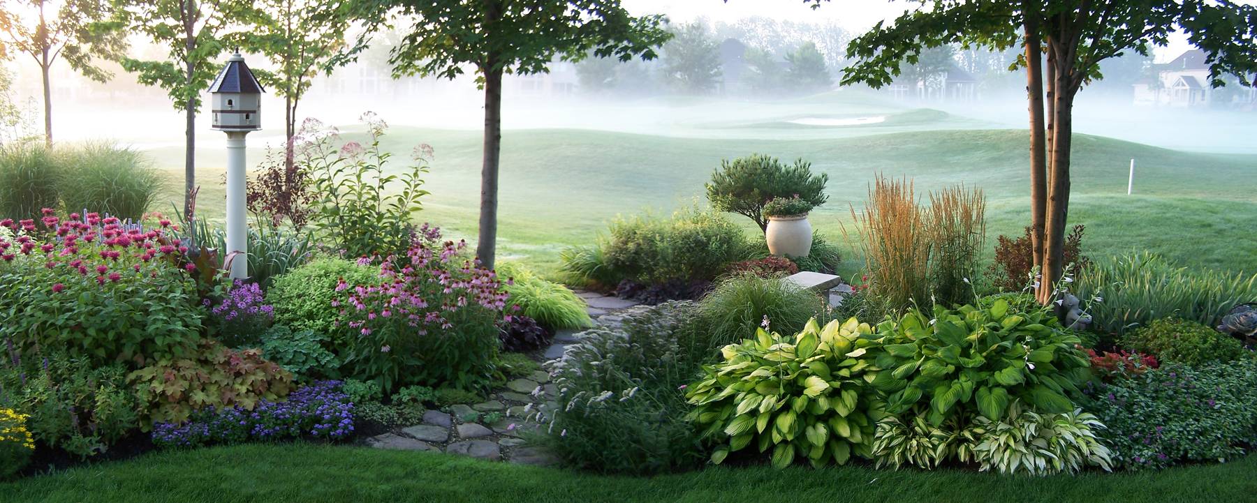 A Tropicalthemed Garden