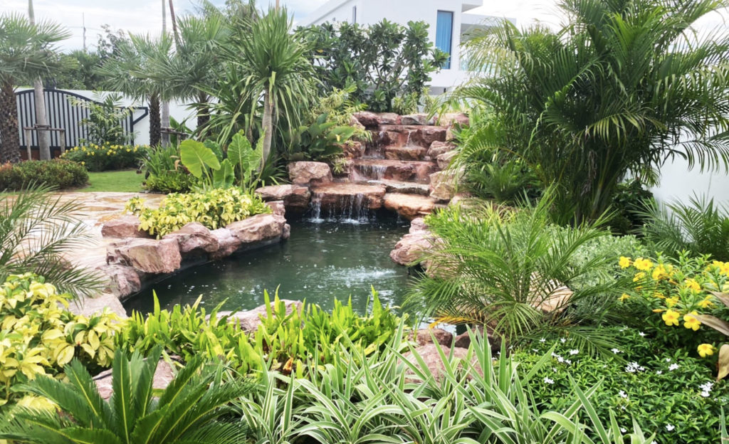 Japanese Courtyard Garden Pattaya Thai Garden Design