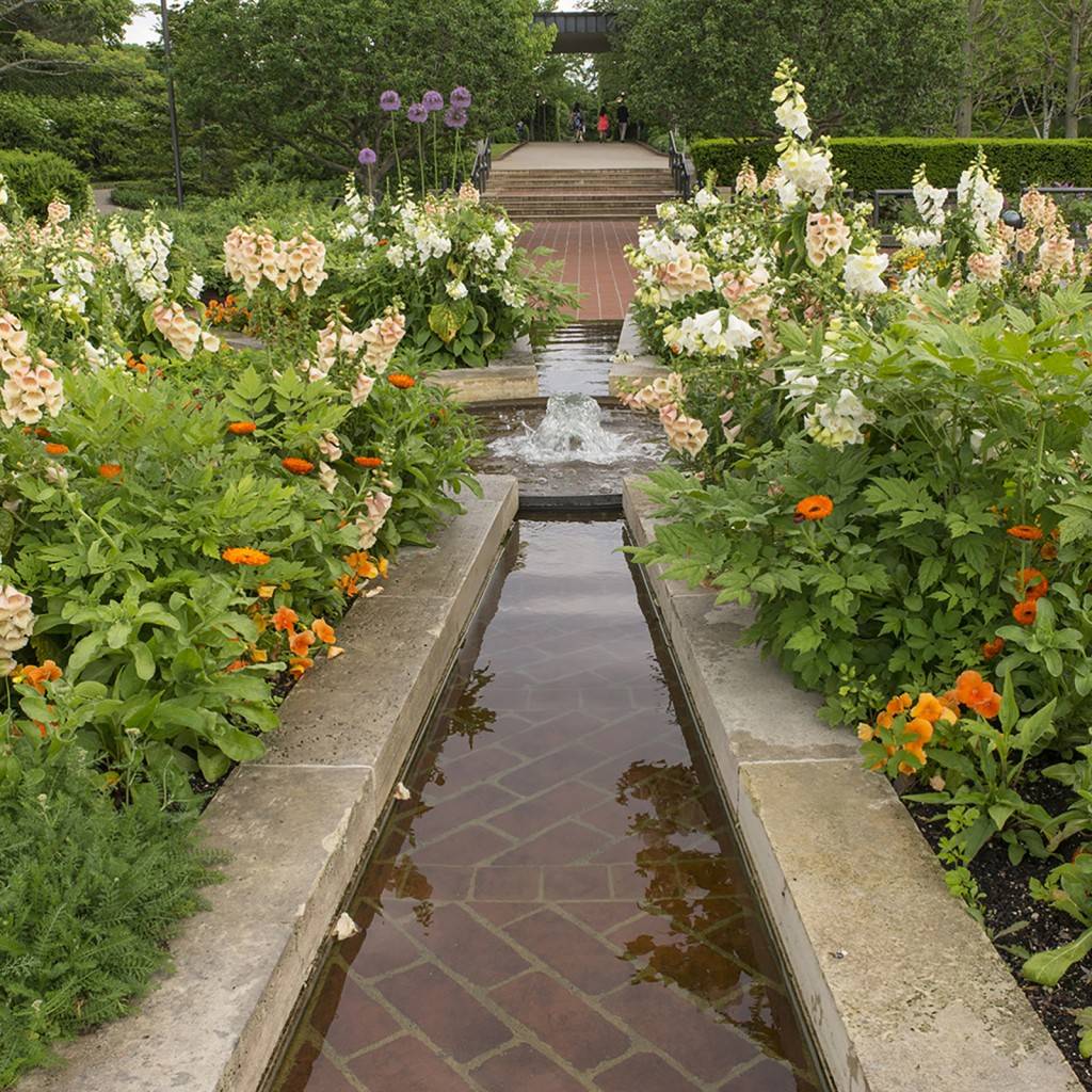 The English Walled Garden Chicago Botanic