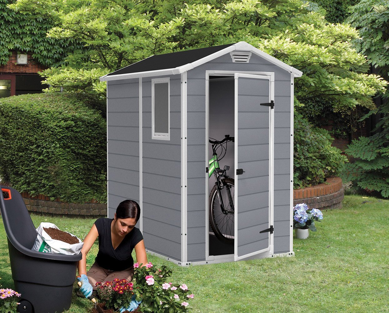X Manor Apex Plastic Shed
