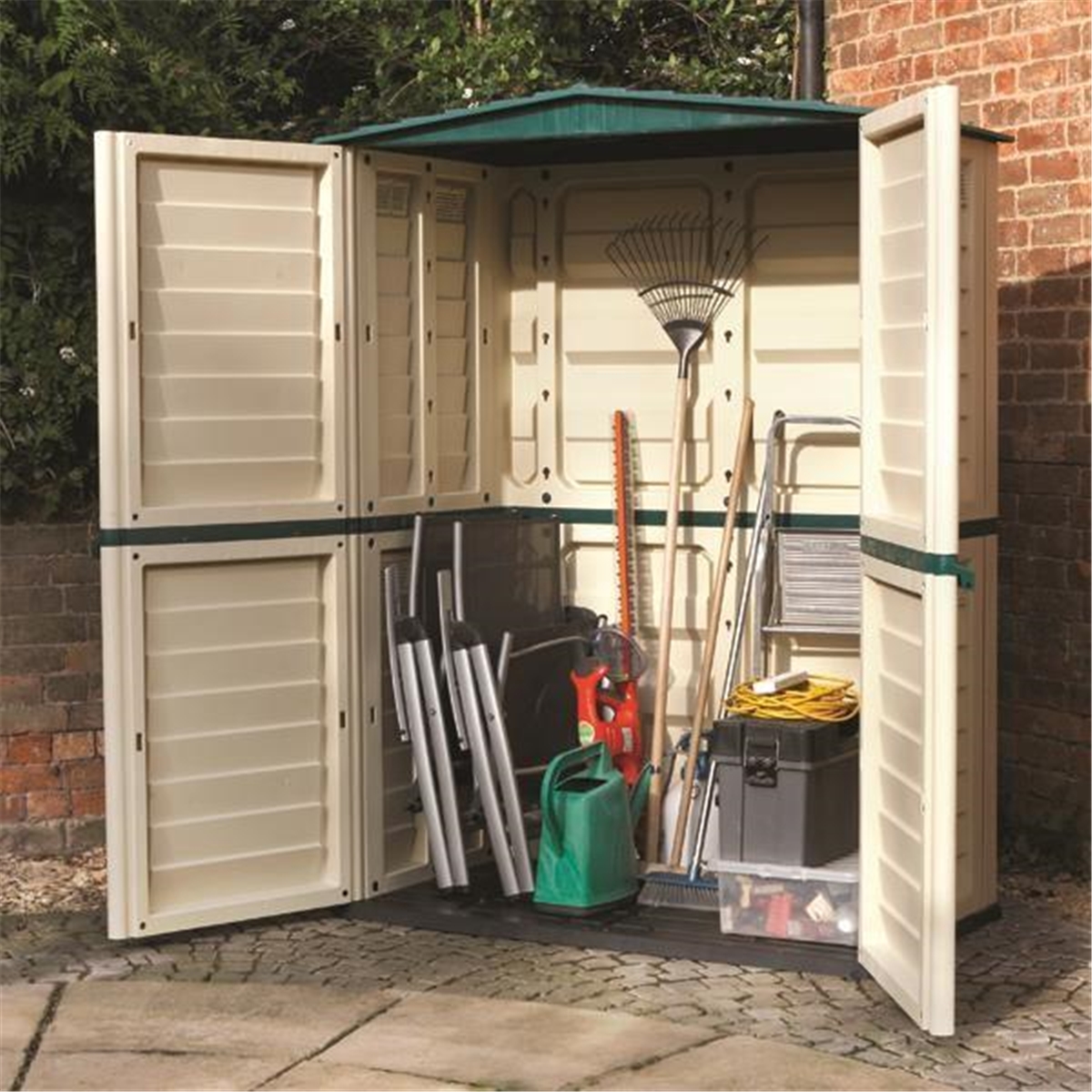 Suncast X Mannington Plastic Garden Storage Shed
