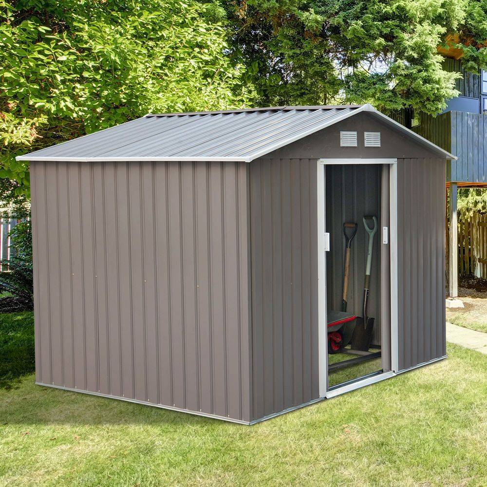 Cover The Shed Metal Shed Shed Makeover Backyard Sheds