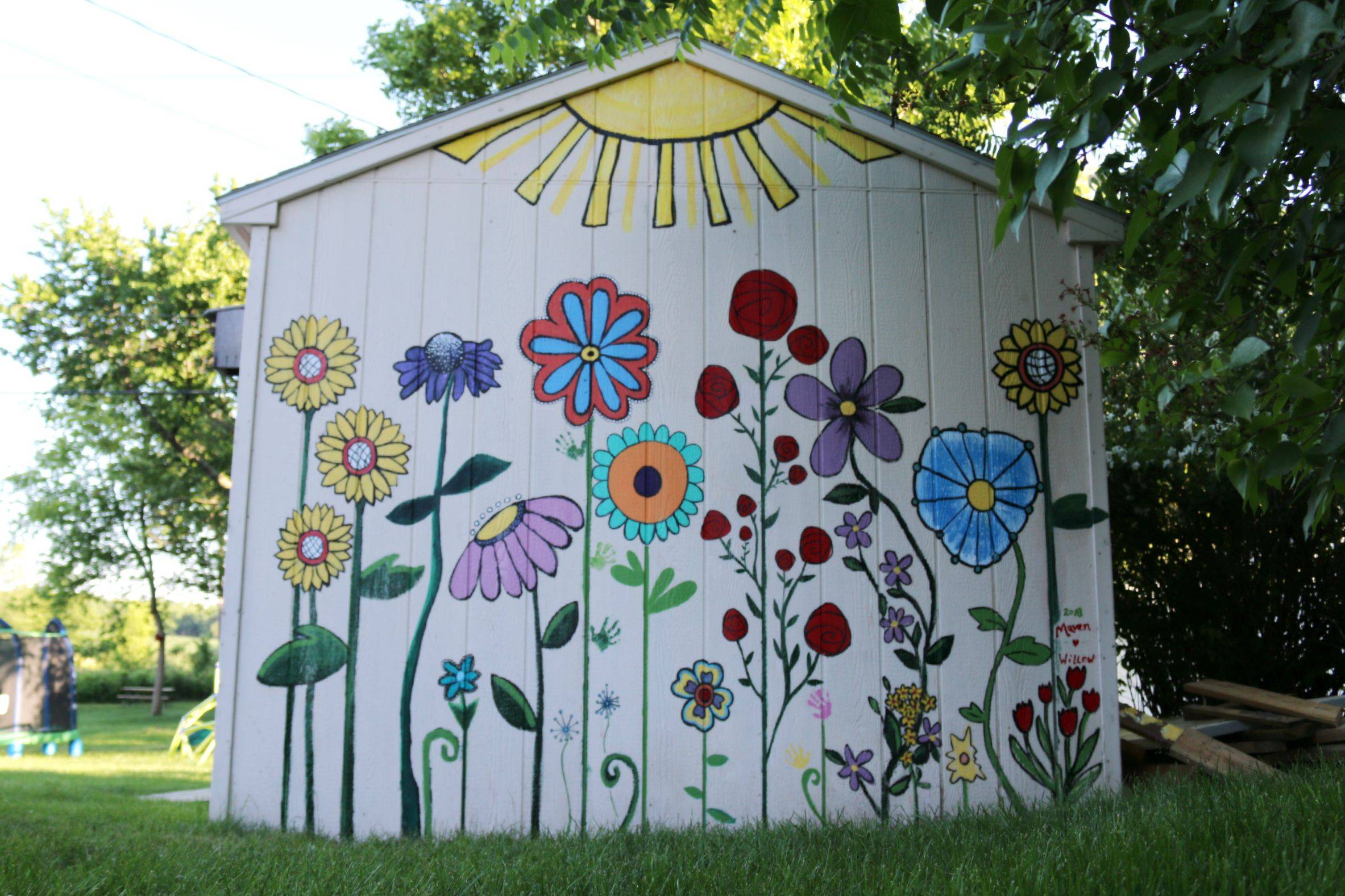 Sheds Outdoor Garden Bing Images Garden Mural