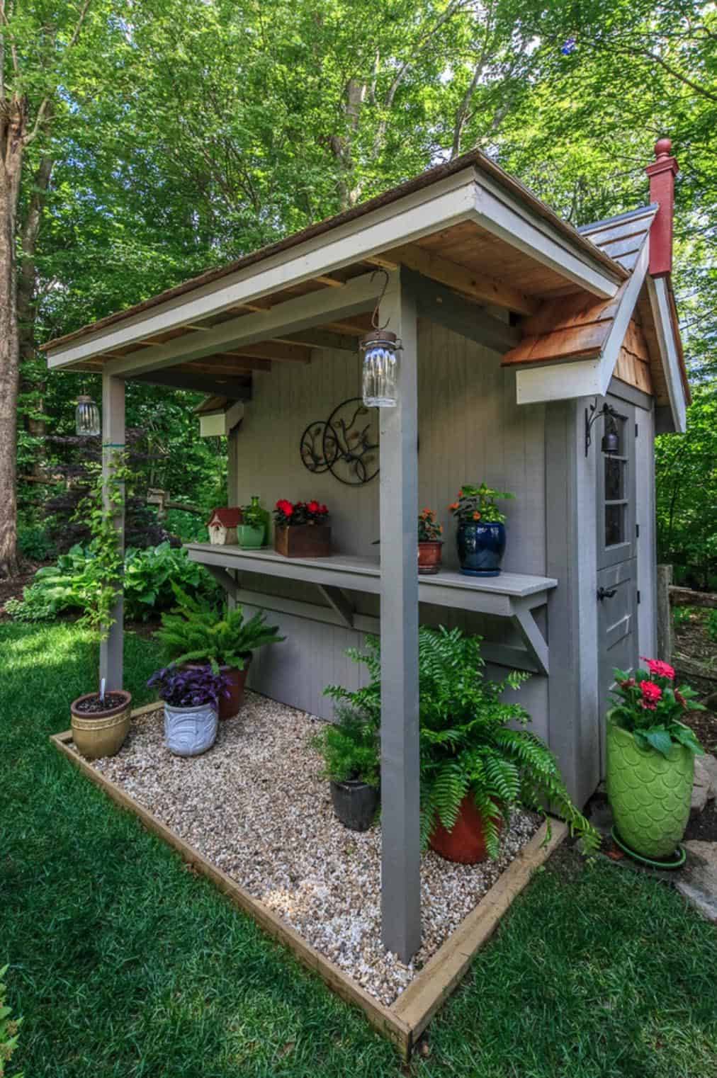 Simply Amazing Garden Shed Ideas Shed Landscaping Shed Decor