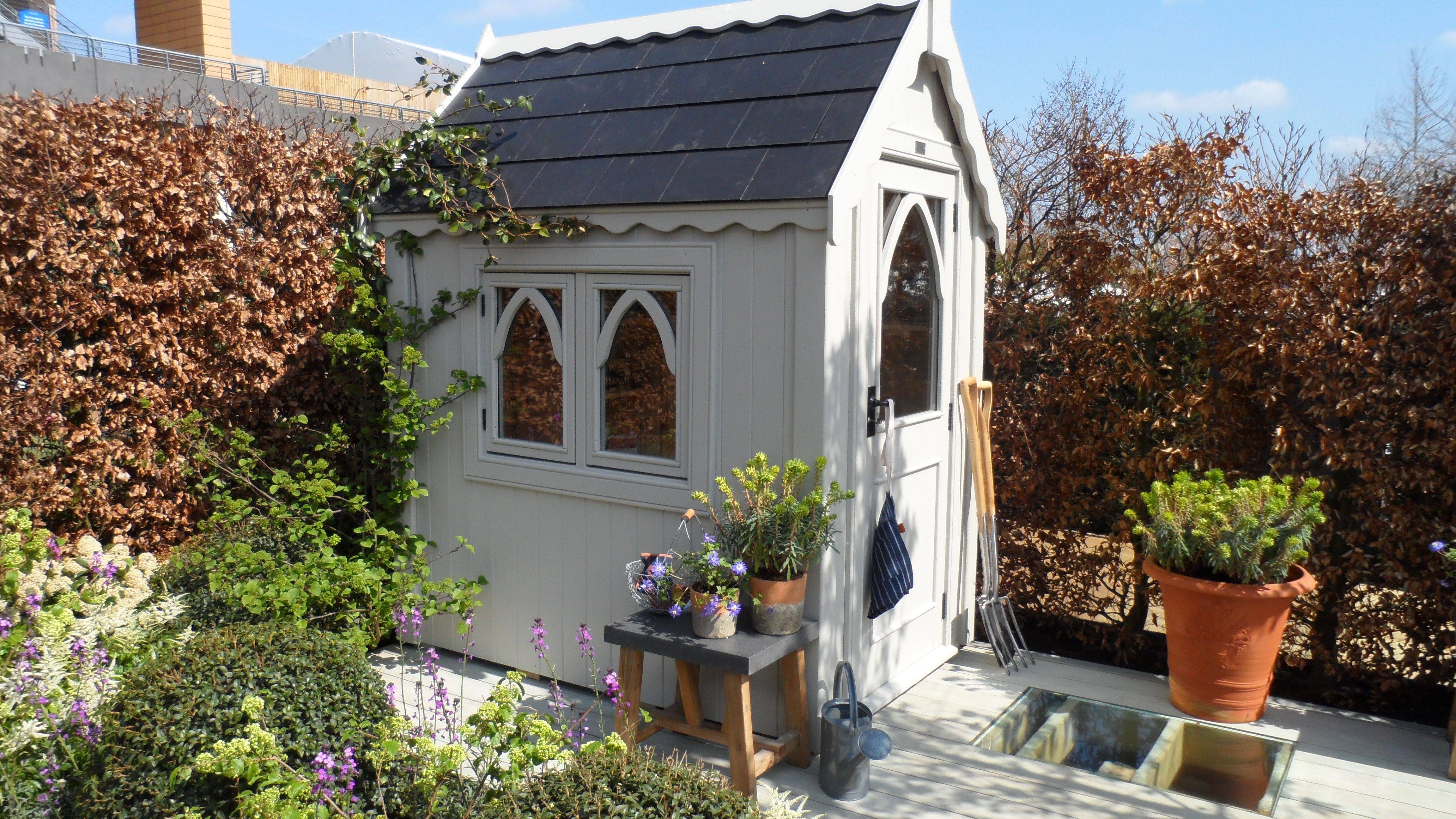 Slate Effect Roof Posh Sheds