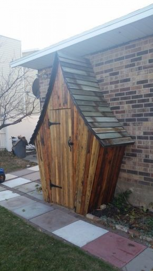 A Diy Garden Storage