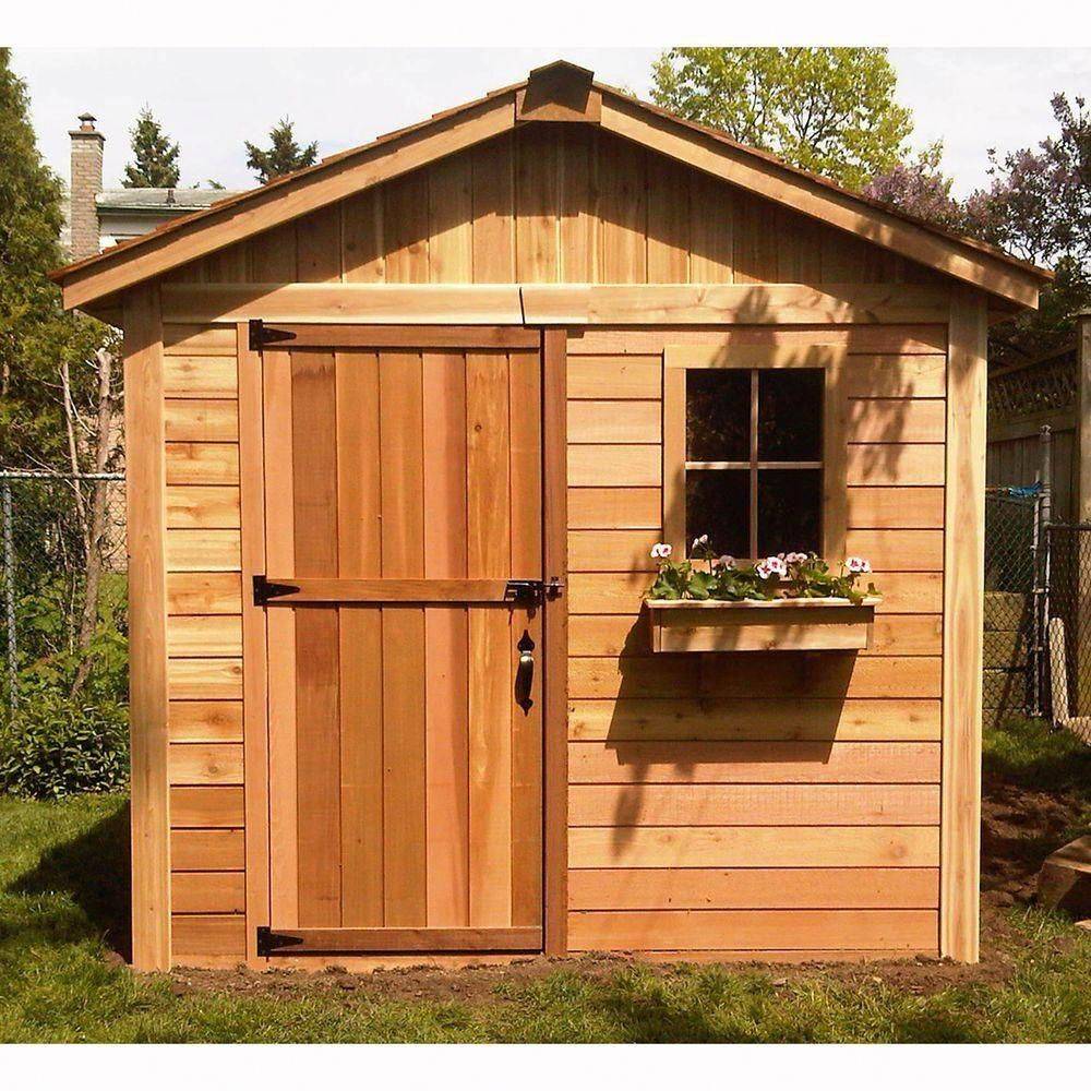X Ft Western Red Cedar Garden Shed
