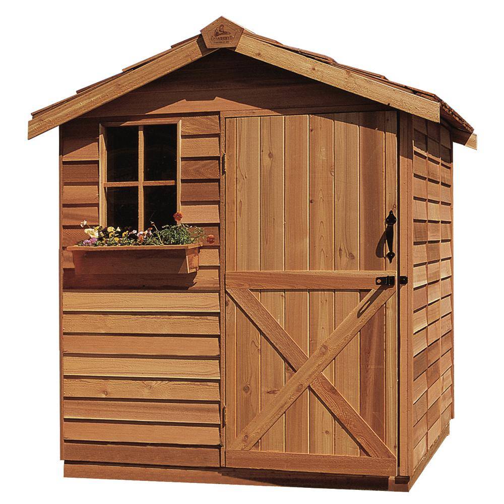 Outdoor Living Today Cabana Ft X Ft Western Red Cedar Garden Shed
