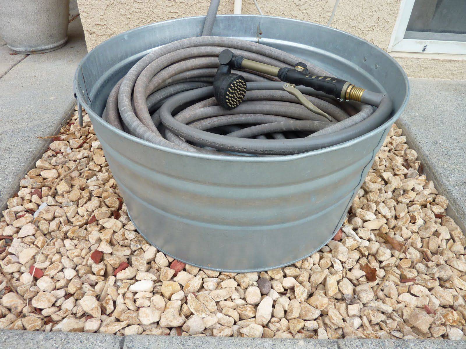 A Garden Hose Storage