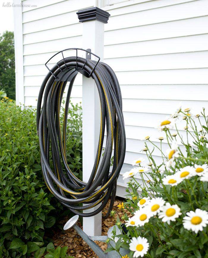 A Garden Hose Storage