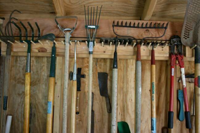 Diy Pvc Garden Tool Rack Instructions