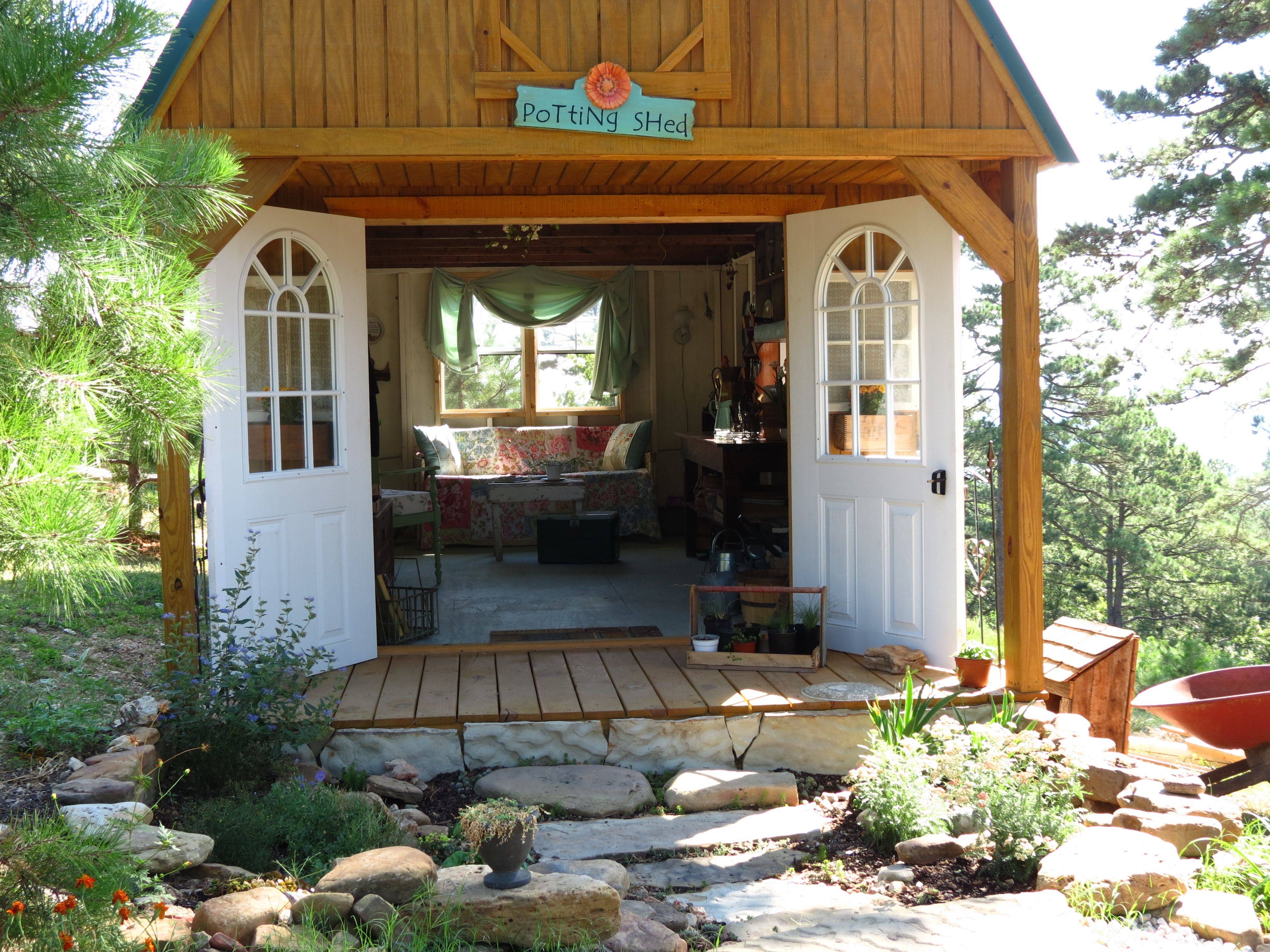 Awesome Garden Shed Transformation Designs