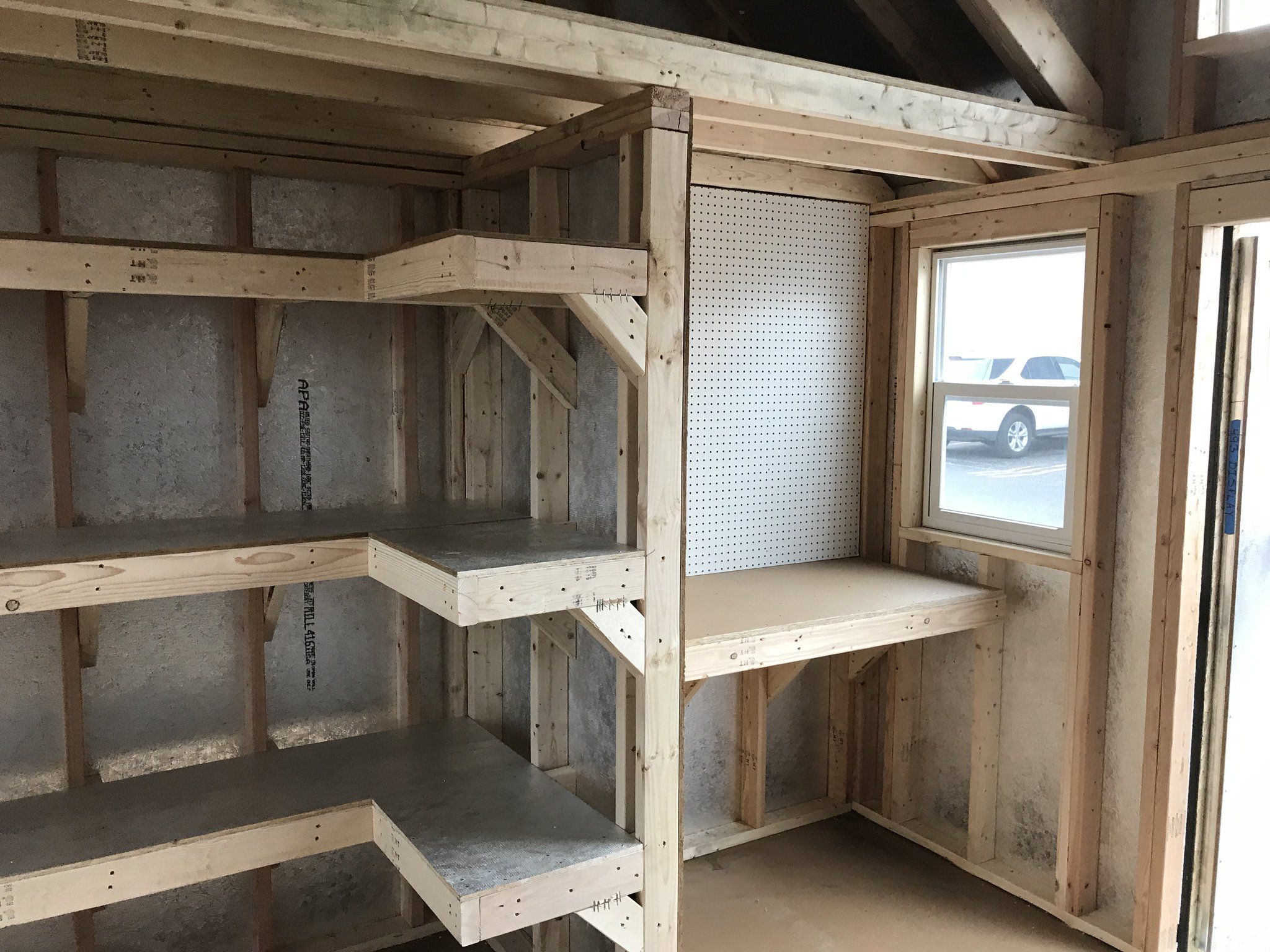 Shelving Power Sheds