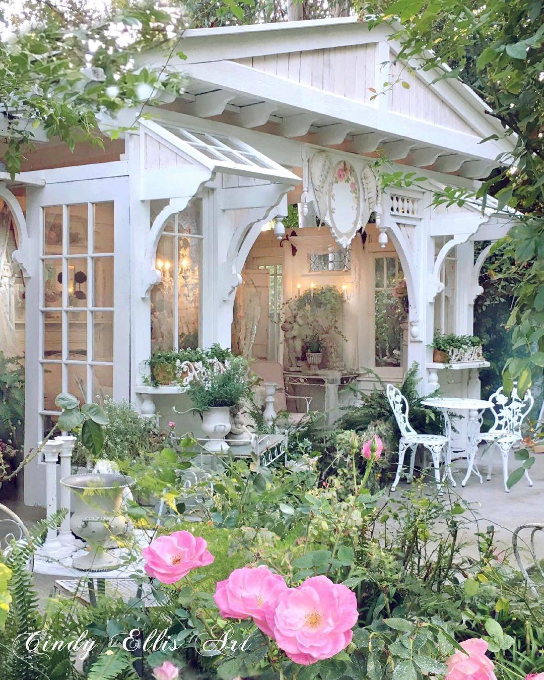 A Shabby Chic Garden Shed