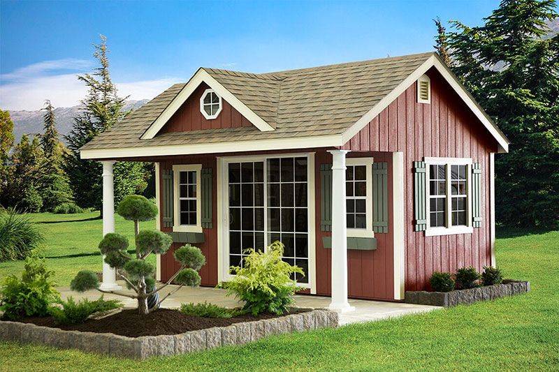Amish Made Riverside Shed Kit Amish Sheds Backyard Sheds Shed