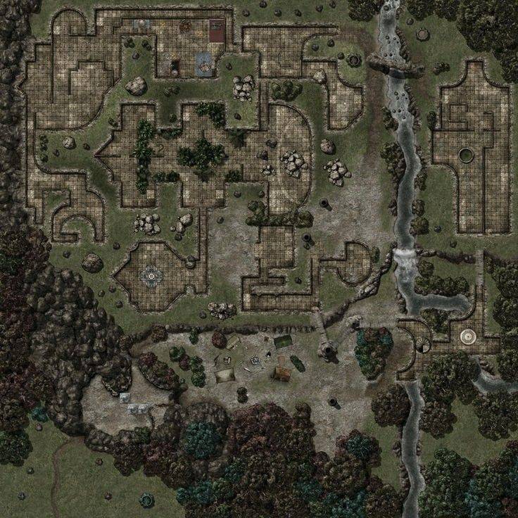 Battlemap X Xpx Ancient Tomb Entrance