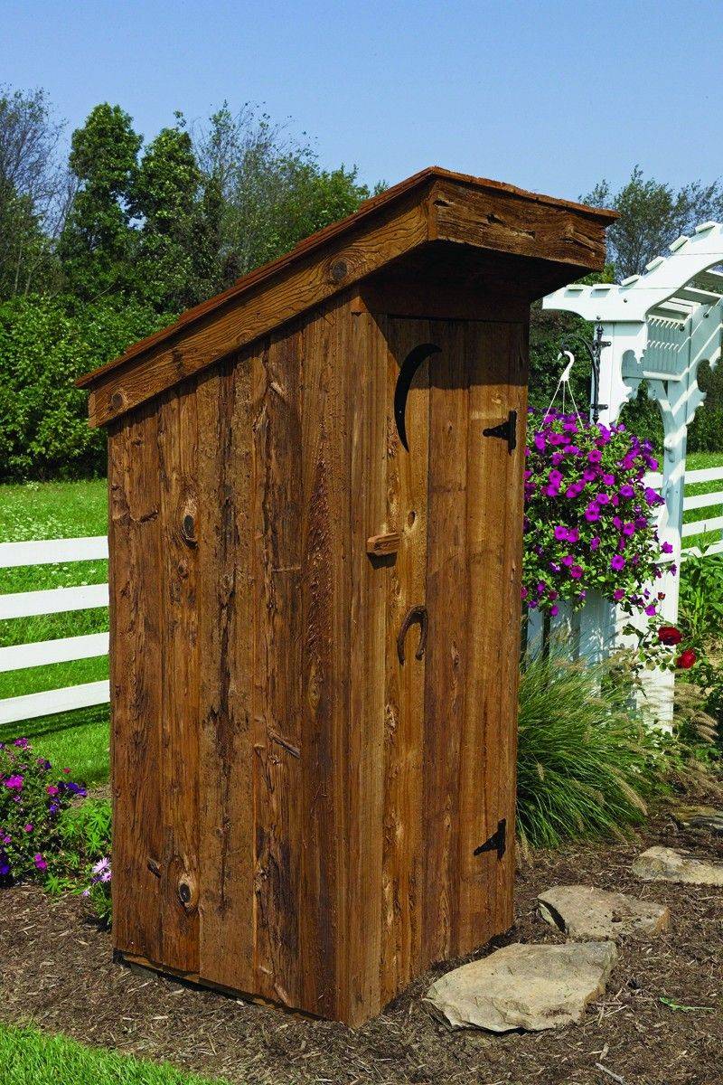 Your Own Outhouse Outhouse Garden Shed Plans