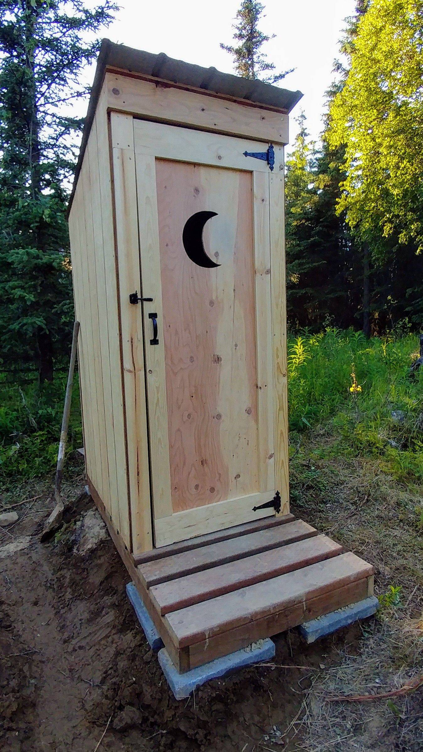Wooden Outhouse Storage