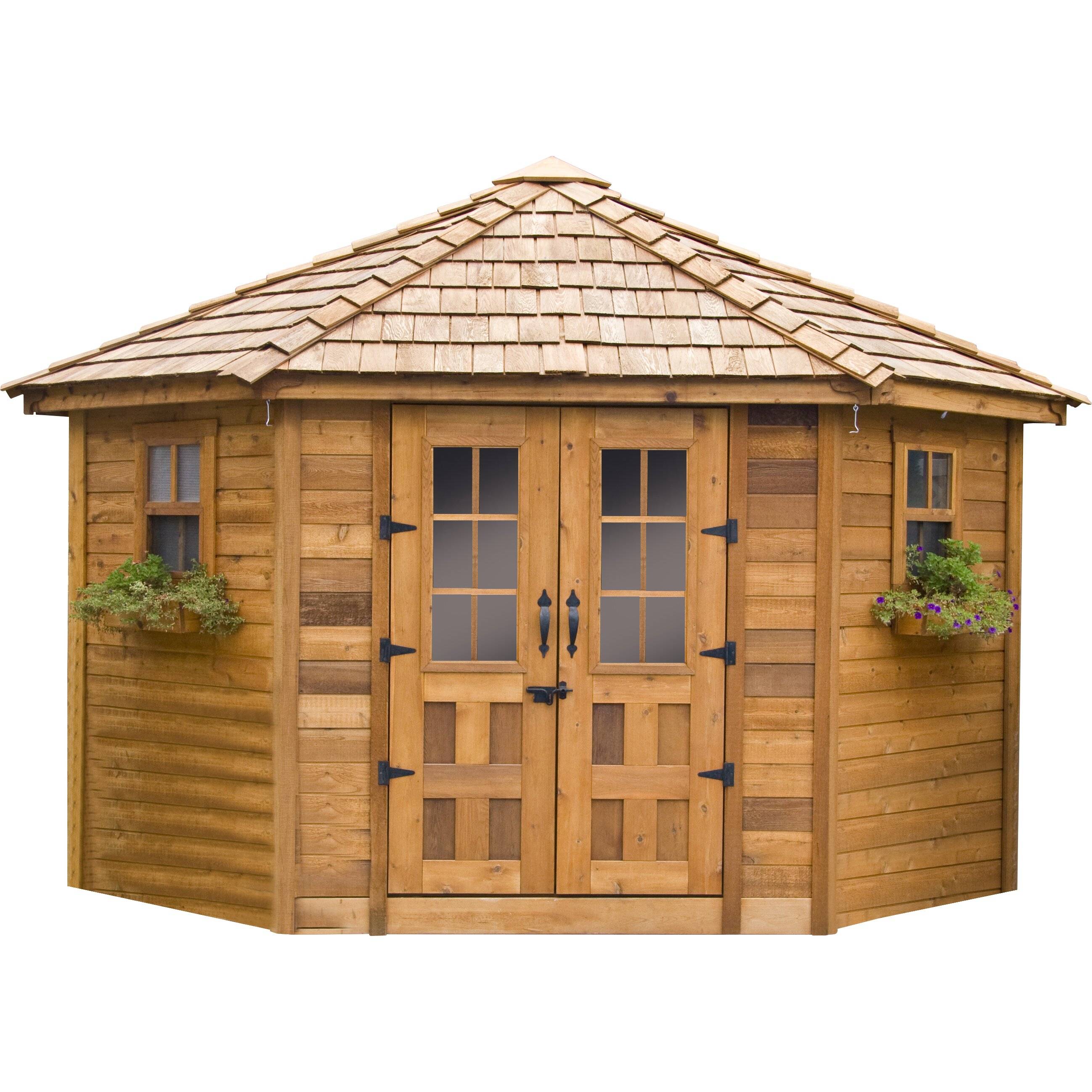 D Wood Leanto Shed Wayfair