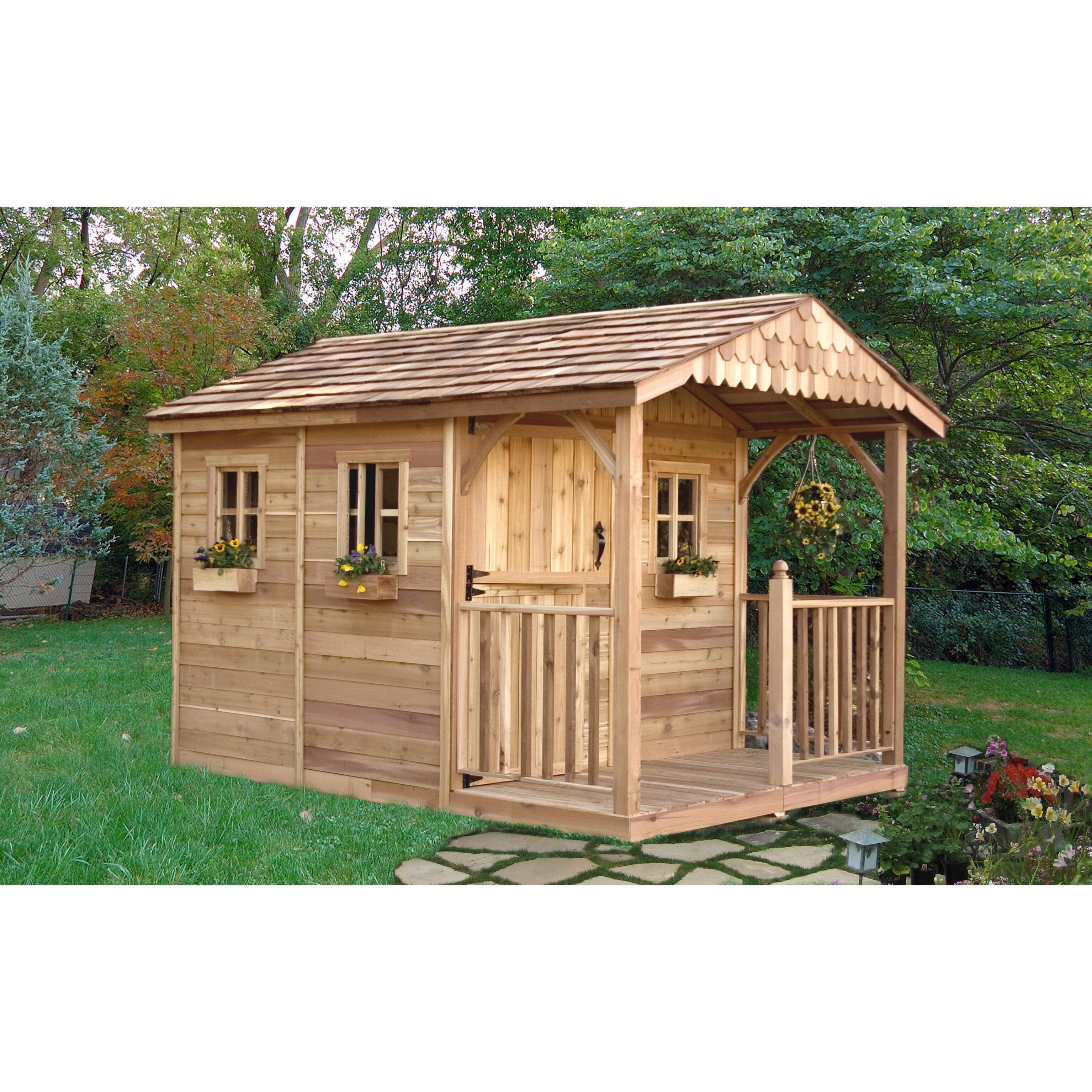 W X Ft D Solid Wood Storage Shed