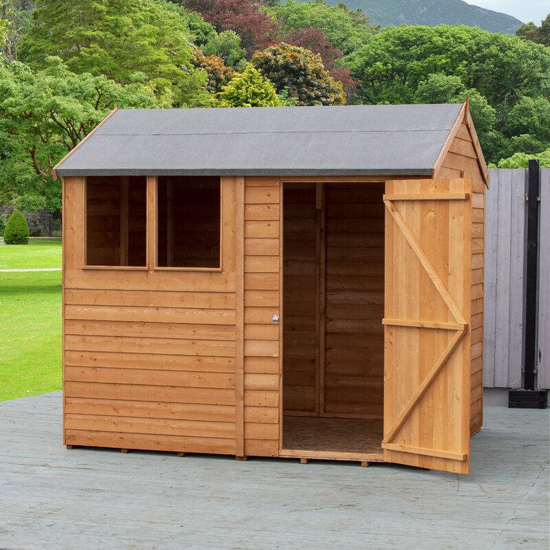 D Solid Wood Garden Shed