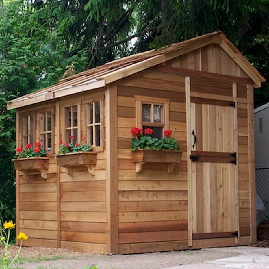 D Metal Garden Shed