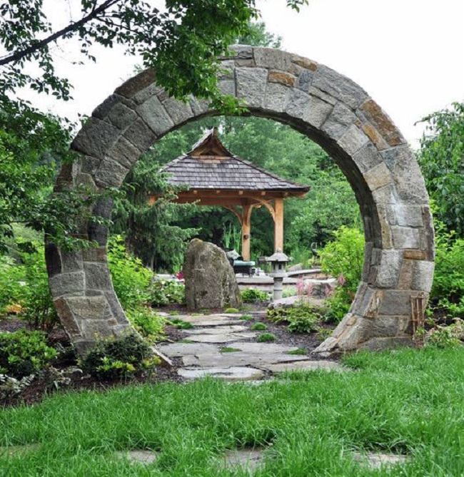 Awesome Moon Gate Garden Design Ideas Homepiez Moon Gate
