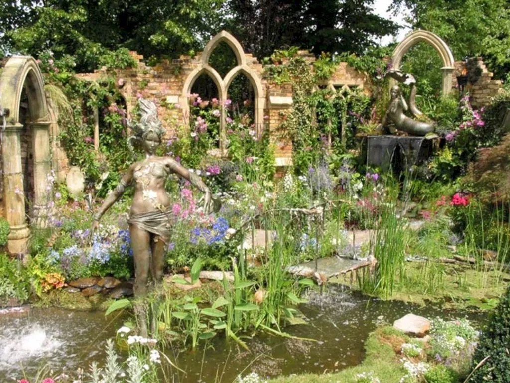 Beauty Gothic Garden Design Ideas