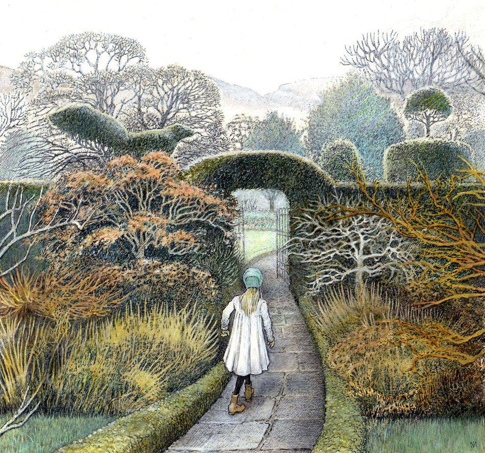 Inga Moore Garden Illustration