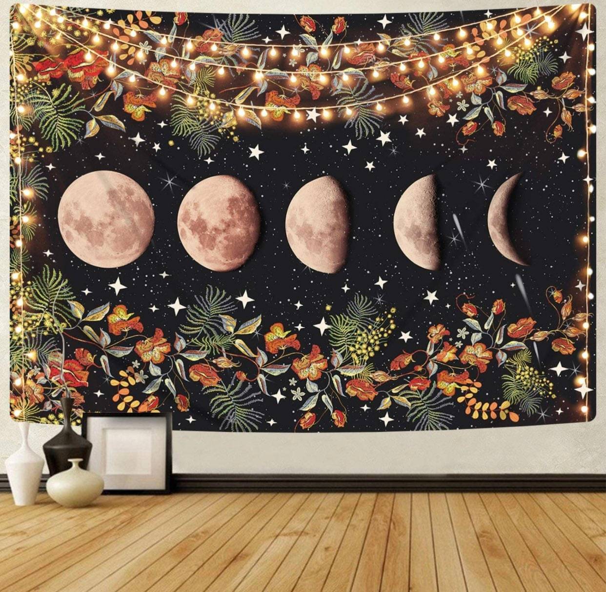 Moonlit Garden Tapestry