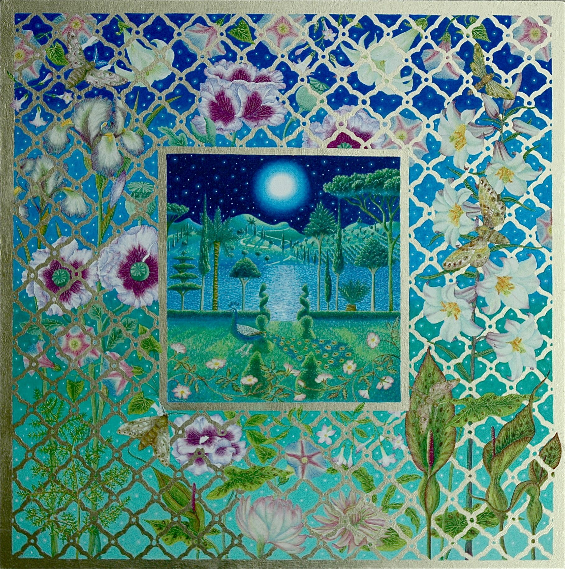 Moonlit Water Therapeutic Art