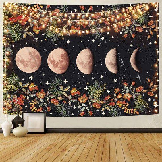 Moonlit Garden Tapestry Decor Room Decor