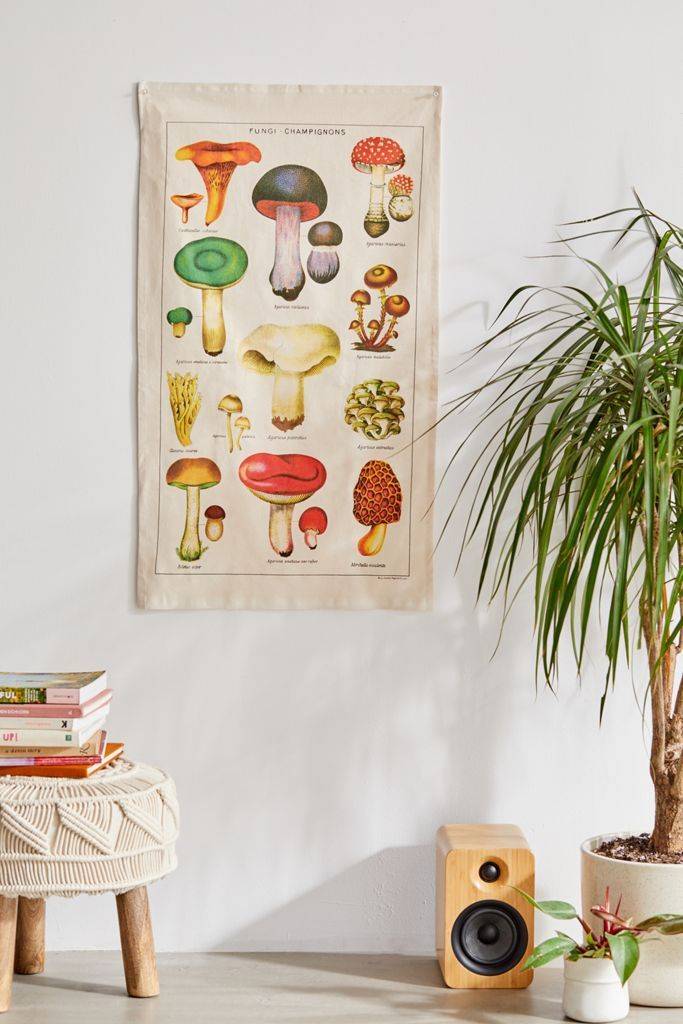 Moonlit Garden Tapestry Flower Vine Tapestry Floral Tapestry