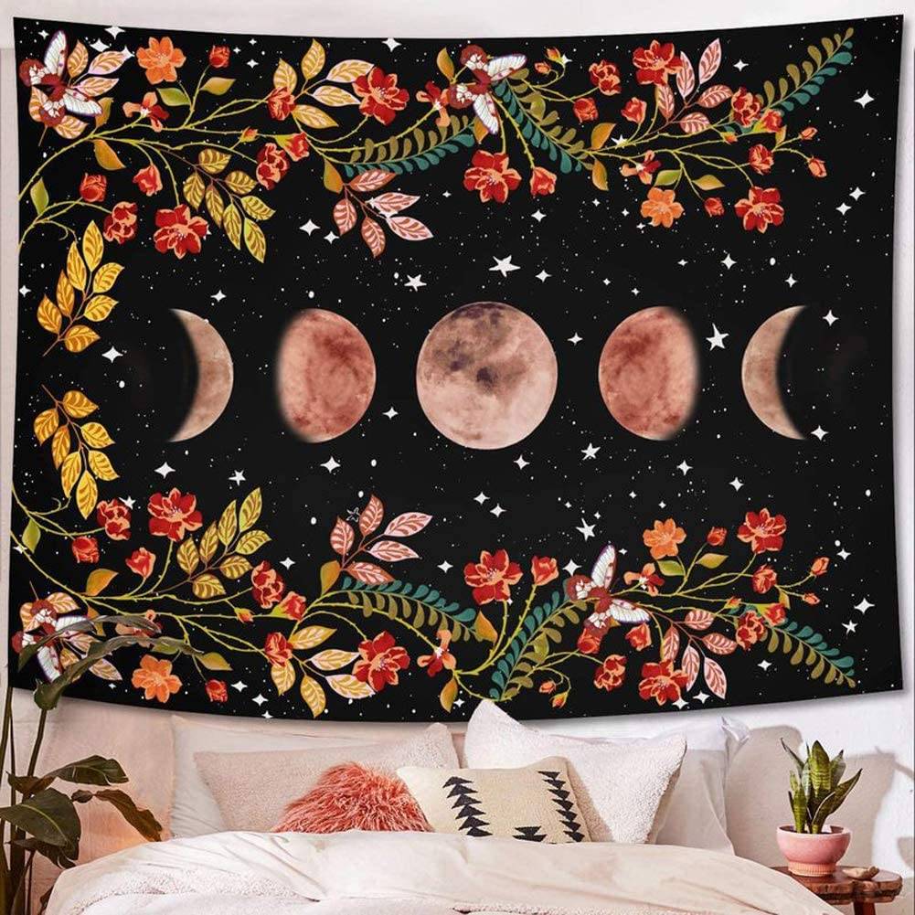 Moonlit Garden Tapestry