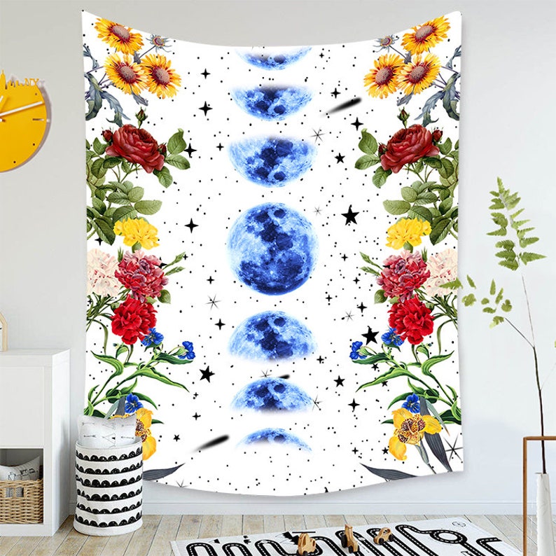 Moonlit Garden Tapestry