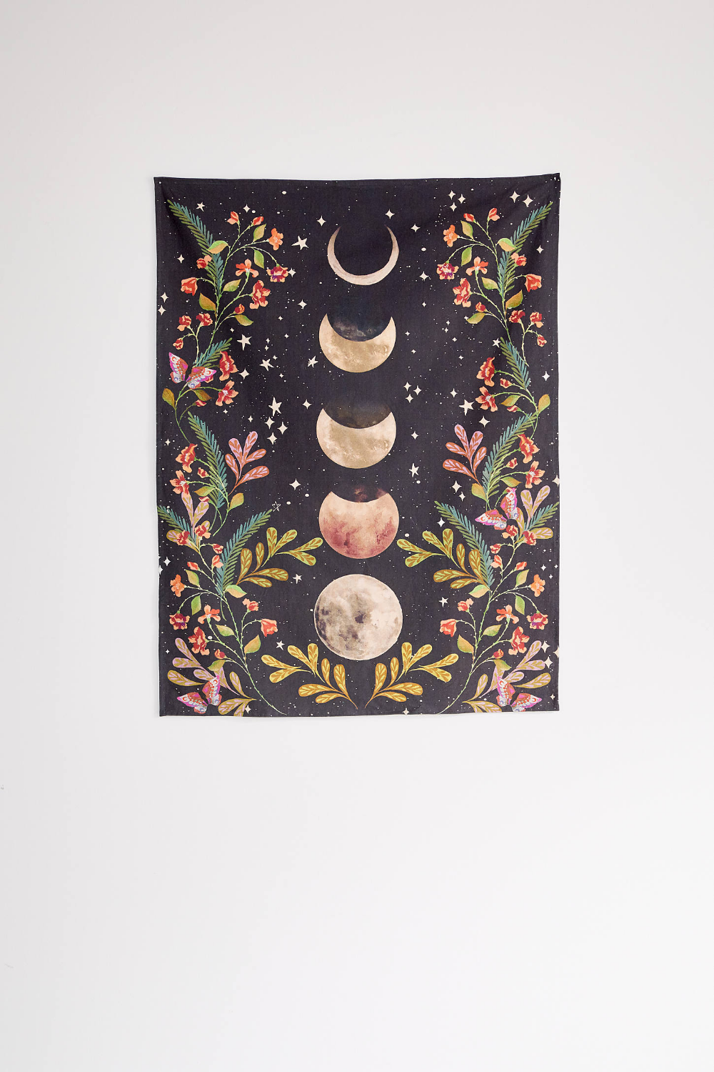 Moonlit Garden Tapestry Urban Outfitters Boho Painting
