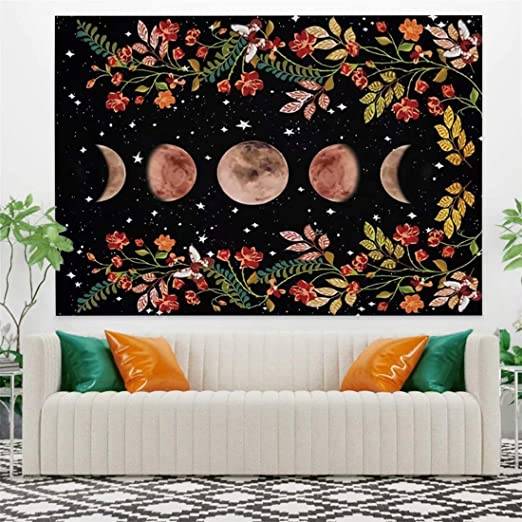 Moonlit Garden Tapestry